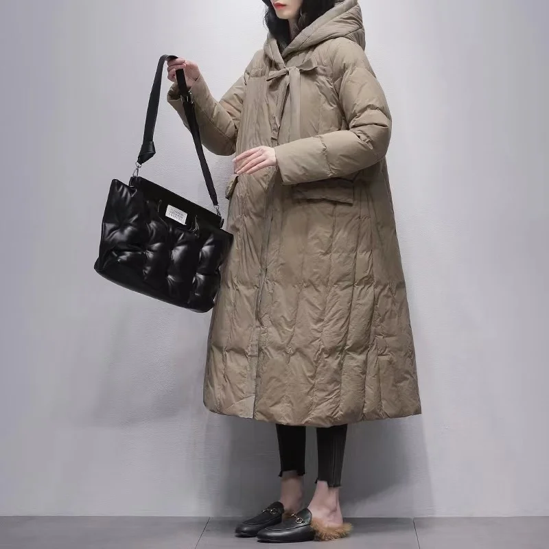 Jacket Winter Long PufferDown Oversized 2023 Hooded 90% White Duck Down Coat Women Fashion Fluffy Feather Parkas
Jacket Winter Long PufferDown Oversized 2023 Hooded 90% White Duck Down Coat Women Fashion Fluffy Feather Parkas