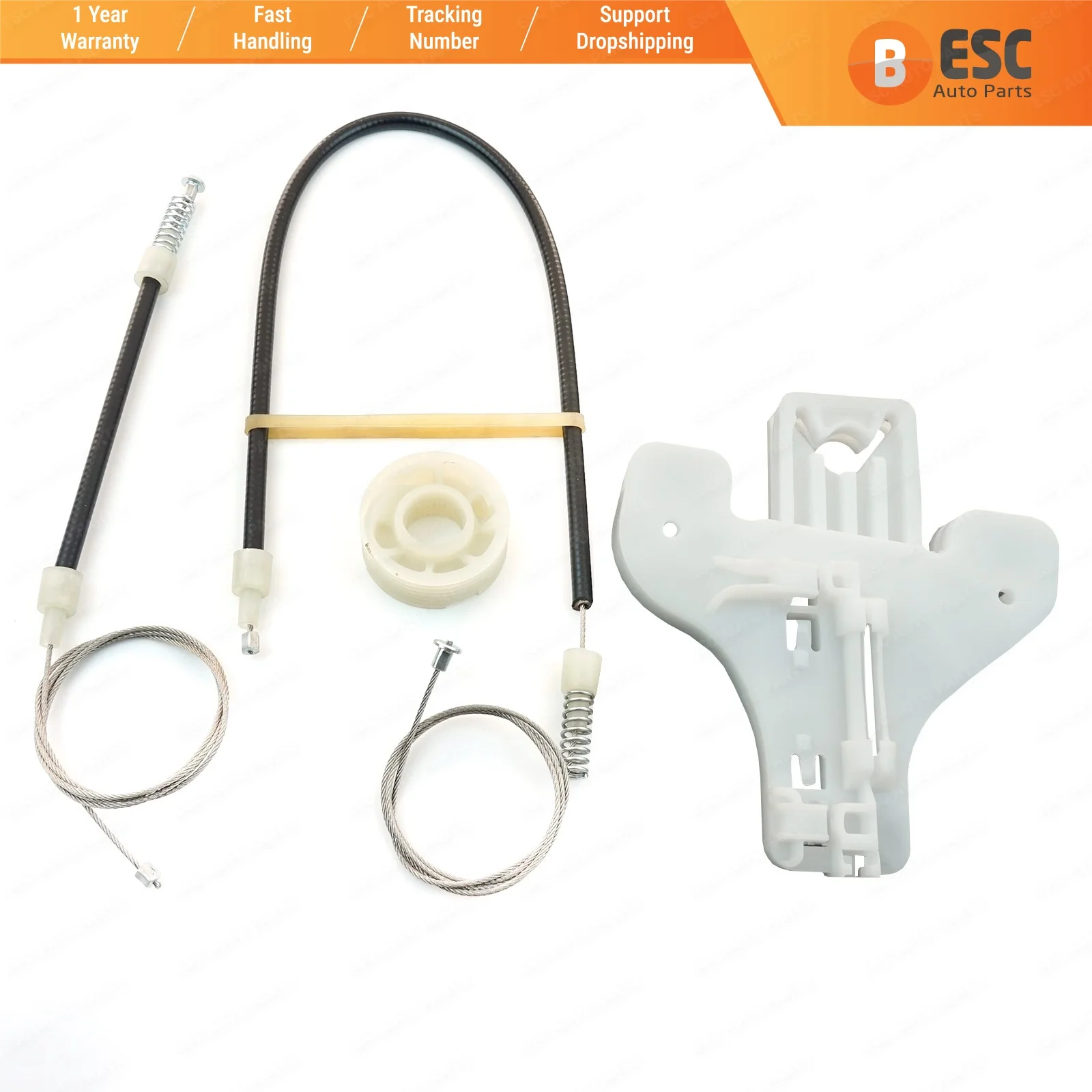 ESC Auto Parts EWR5322 Electrical Power Window Regulator Lifter Repair Set Rear Left 5P0839461 for Seat Altea Toledo 2004-2009
ESC Auto Parts EWR5322 Electrical Power Window Regulator Lifter Repair Set Rear Left 5P0839461 for Seat Altea Toledo 2004-2009