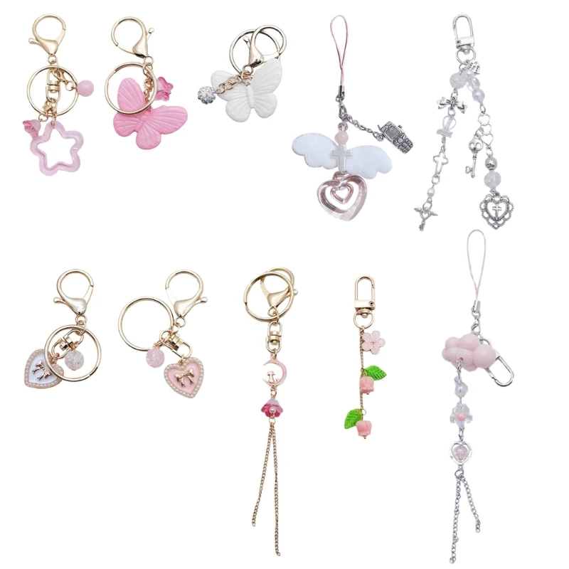 Niche Alloy Star Tassels Chain Phone Chain Y2k Loves Bowknot Crossed Five-pointed Star Keychain Sweet Bag Car Pendant
Niche Alloy Star Tassels Chain Phone Chain Y2k Loves Bowknot Crossed Five-pointed Star Keychain Sweet Bag Car Pendant