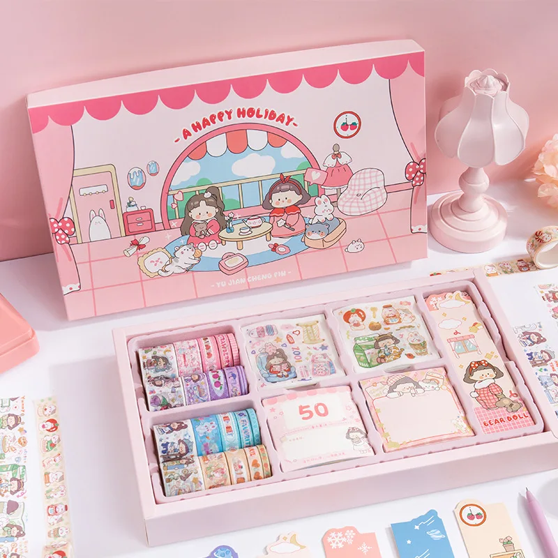 Cute Cartoon Girls Character Stickers Tape Note Paper Memo Pad Scrapbook Journal Diary Decorative Materials Child Kids Gift
Cute Cartoon Girls Character Stickers Tape Note Paper Memo Pad Scrapbook Journal Diary Decorative Materials Child Kids Gift