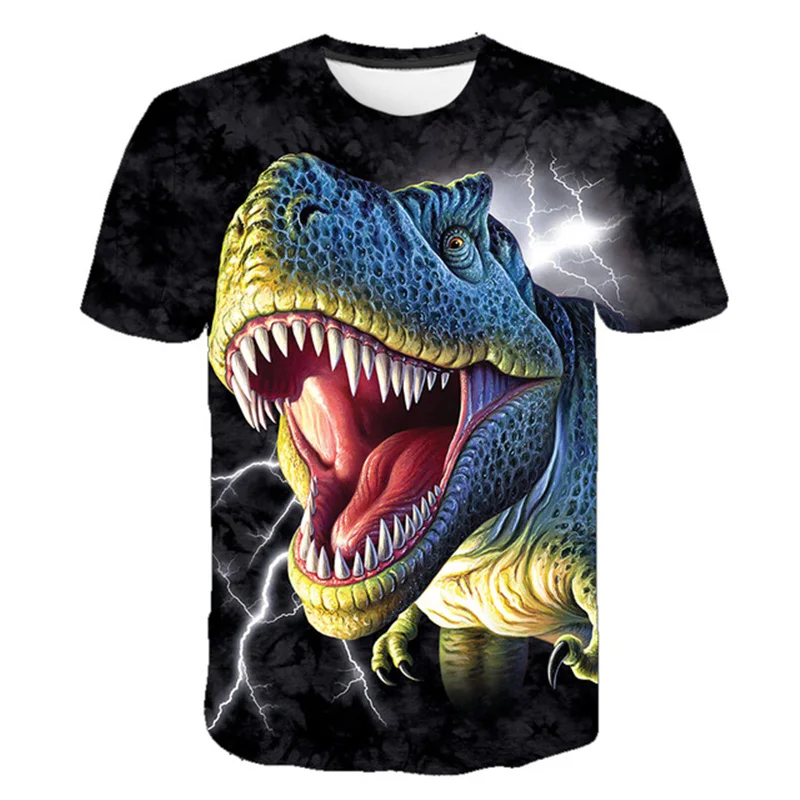 Kids Boys Dinosaur T shirts Baby Cartoon 3D Print Short Sleeve Jurassic Park Tops Children Fashion Tshirt 4-14 Years Kids TShirt
Kids Boys Dinosaur T shirts Baby Cartoon 3D Print Short Sleeve Jurassic Park Tops Children Fashion Tshirt 4-14 Years Kids TShirt