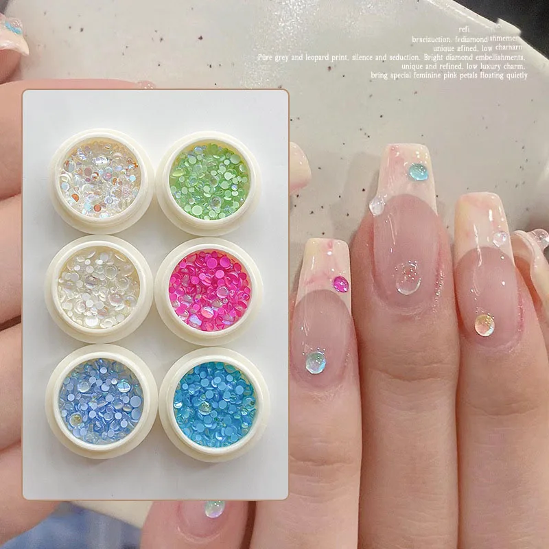 3D Aurora Nail Beads Strass Mermaid Crystal Rhinestones Shiny Mix Size Kawaii Nail Charms Flatback Gems Manicure Decoration
3D Aurora Nail Beads Strass Mermaid Crystal Rhinestones Shiny Mix Size Kawaii Nail Charms Flatback Gems Manicure Decoration