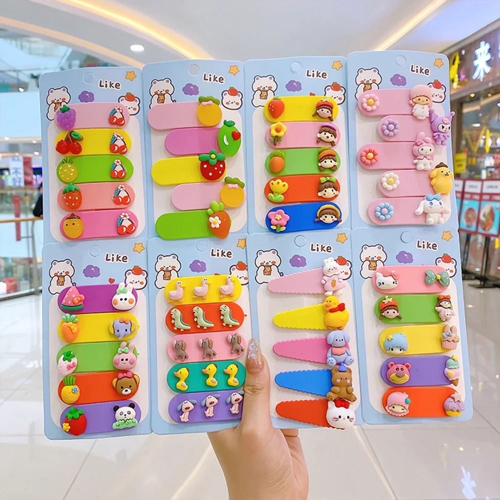 1Set 5pcs Girls Cute Cartoon Animal Fruit Hairpins Children Sweet Hair Clip Barrettes Headband Kids Fashion Hair Accessories
1Set 5pcs Girls Cute Cartoon Animal Fruit Hairpins Children Sweet Hair Clip Barrettes Headband Kids Fashion Hair Accessories