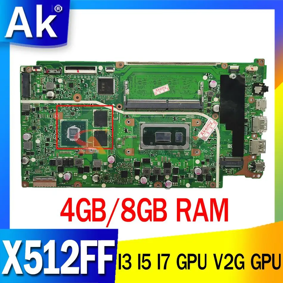 X512FF Motherboard V2G GPU I3 I5 I7 8th Gen 10th Gen CPU 4GB 8GB RAM for ASUS X512 X512F X512FB X512FN X512FL Laptop Mainboard
X512FF Motherboard V2G GPU I3 I5 I7 8th Gen 10th Gen CPU 4GB 8GB RAM for ASUS X512 X512F X512FB X512FN X512FL Laptop Mainboard