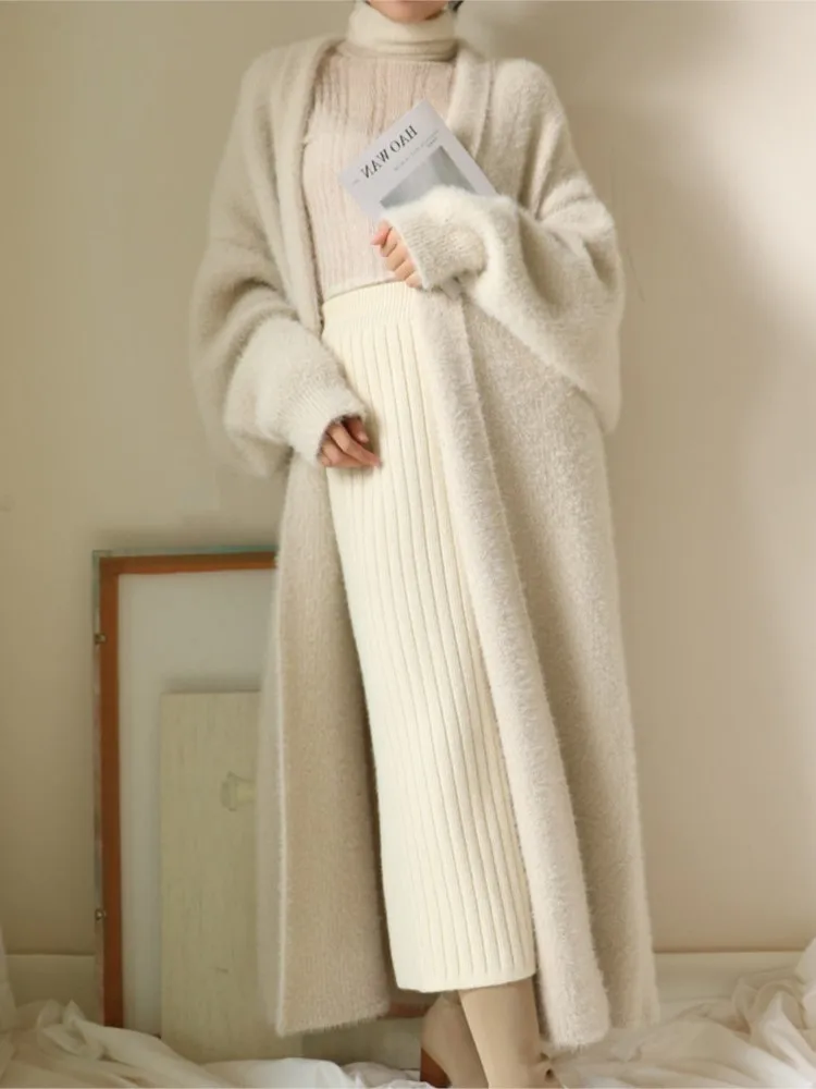 Women Cardigan Coat Soft Autumn Winter Loose Knitwear Outerwear Office Lady Elegant Knit Sweater Korean One Piece 2022
Women Cardigan Coat Soft Autumn Winter Loose Knitwear Outerwear Office Lady Elegant Knit Sweater Korean One Piece 2022