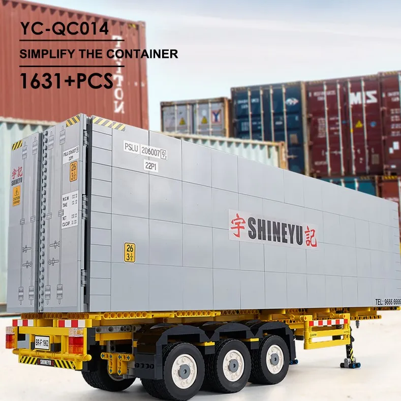 1631PCS QC014 Big Truck Container Vehicles Building Blocks City Engineering Construction Bricks Children DIY Toys Kids Gift
1631PCS QC014 Big Truck Container Vehicles Building Blocks City Engineering Construction Bricks Children DIY Toys Kids Gift