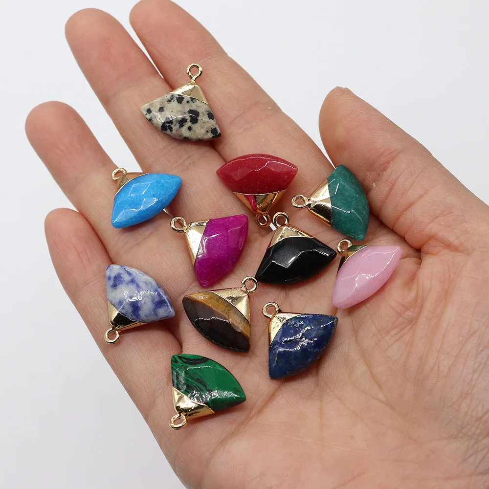 Scalloped Natural Glitter Semi-Precious Stone Pendant Single Hole Pendant 18x19mm Charm Jewelry Making DIY Necklace Accessories
Scalloped Natural Glitter Semi-Precious Stone Pendant Single Hole Pendant 18x19mm Charm Jewelry Making DIY Necklace Accessories