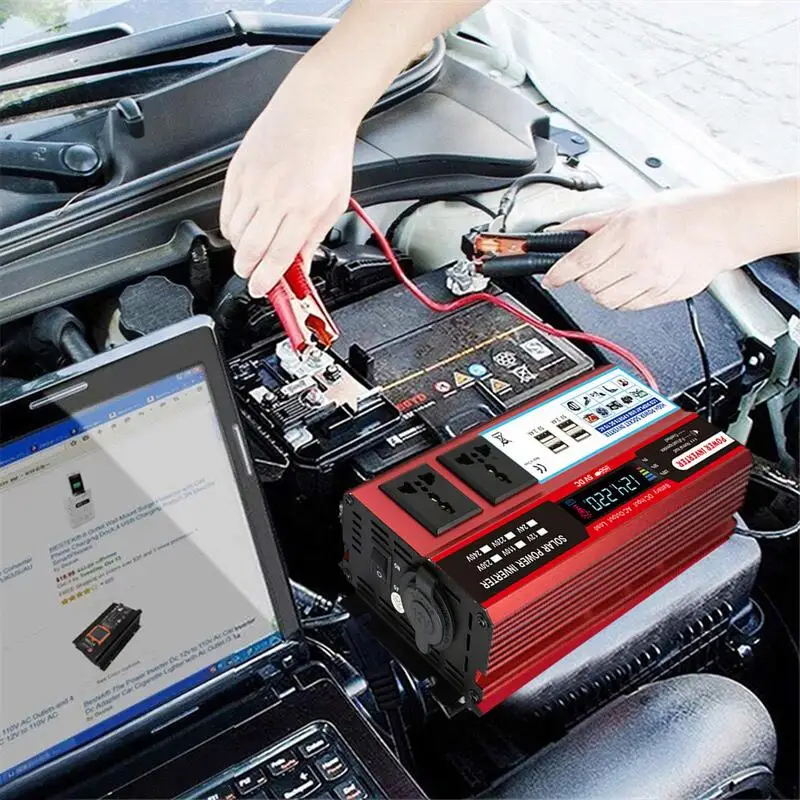 Modified Sine Wave 2000W Power Inverter Voltage AC 100V-120V/AC 220-240V Power Converter Solar Inverter
Modified Sine Wave 2000W Power Inverter Voltage AC 100V-120V/AC 220-240V Power Converter Solar Inverter
