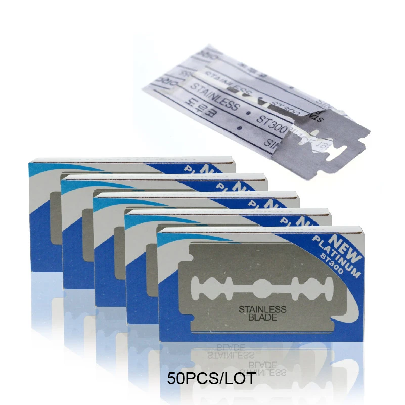 Dorcoo 50pcs Razor Blades Brand Stainless Steel Safety Razor Blades To Shave Blade To Razor For Men Lames De Rasoir Barber Blade
Dorcoo 50pcs Razor Blades Brand Stainless Steel Safety Razor Blades To Shave Blade To Razor For Men Lames De Rasoir Barber Blade