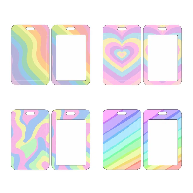 Rainbow Printing ID Card Holder Student Campus ID Cover Pretty Business Bank Card Case Gift
Rainbow Printing ID Card Holder Student Campus ID Cover Pretty Business Bank Card Case Gift