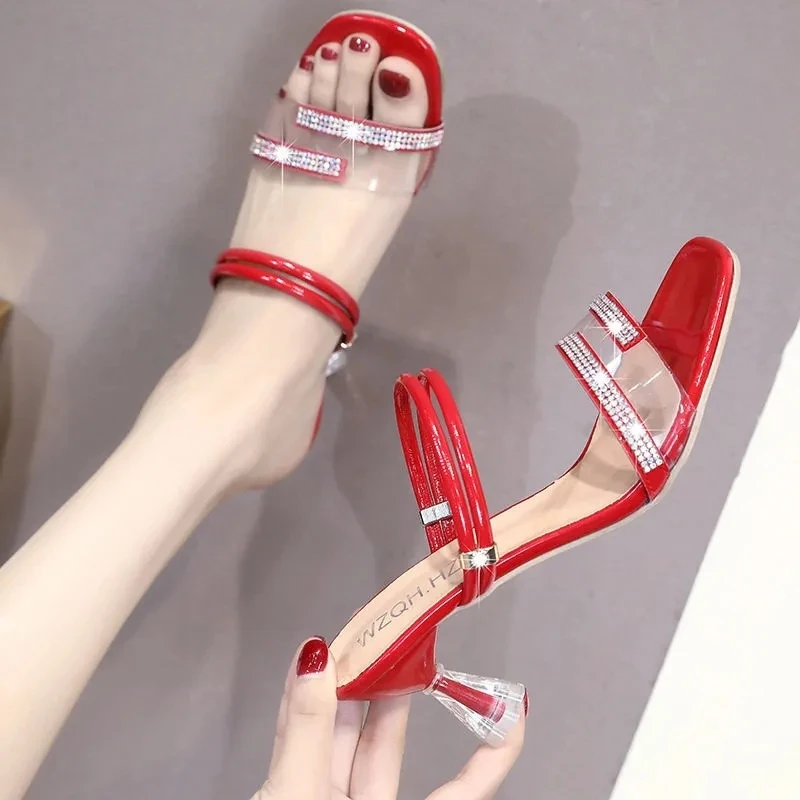 Sandals Women Shoe 2023 Summer Fashion High heels Black Female Shoes for Ladies heeled Sandals sandalias de mujer
Sandals Women Shoe 2023 Summer Fashion High heels Black Female Shoes for Ladies heeled Sandals sandalias de mujer
