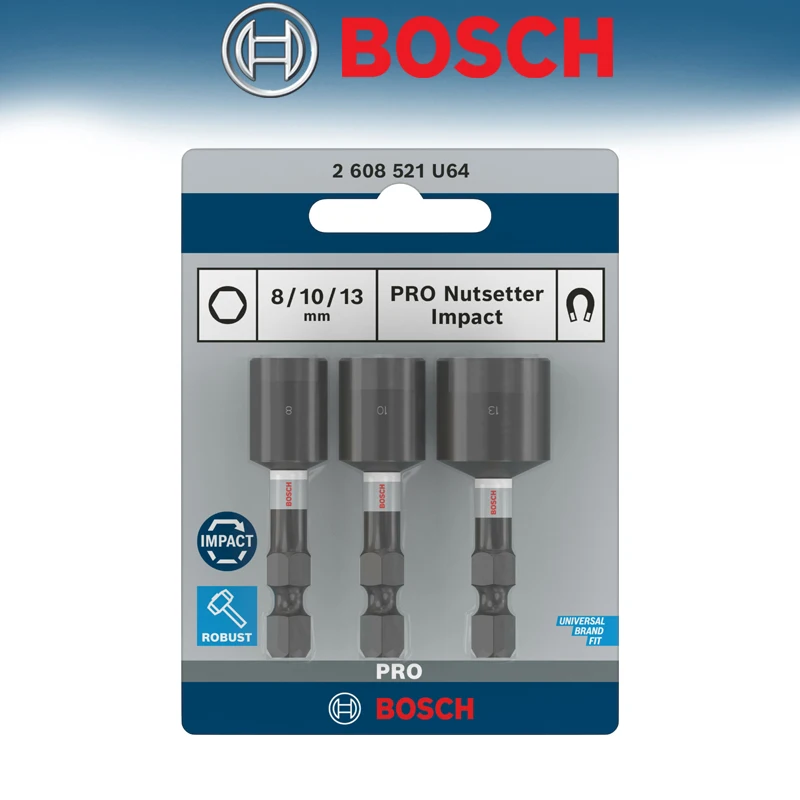 Ударный гайковерт BOSCH 2608521U64 PRO, шестигранный хвостовик 1/4 дюйма, 50 мм, прочный, долговечный, выдерживает высокий крутящий момент, аксессуары для инструментов
Ударный гайковерт BOSCH 2608521U64 PRO, шестигранный хвостовик 1/4 дюйма, 50 мм, прочный, долговечный, выдерживает высокий крутящий момент, аксессуары для инструментов