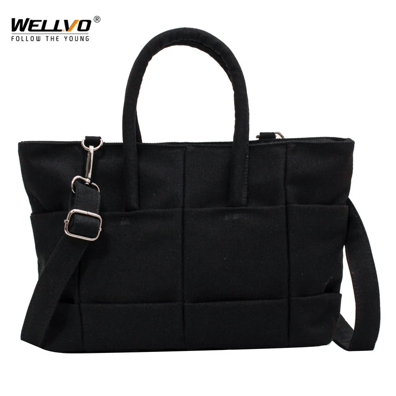 Fashion Solid Color Women Handbag Canvas Fabric Large Capacity Tote Bags Designer Multifunction Student Crossbody Book Bag XA63C
Fashion Solid Color Women Handbag Canvas Fabric Large Capacity Tote Bags Designer Multifunction Student Crossbody Book Bag XA63C