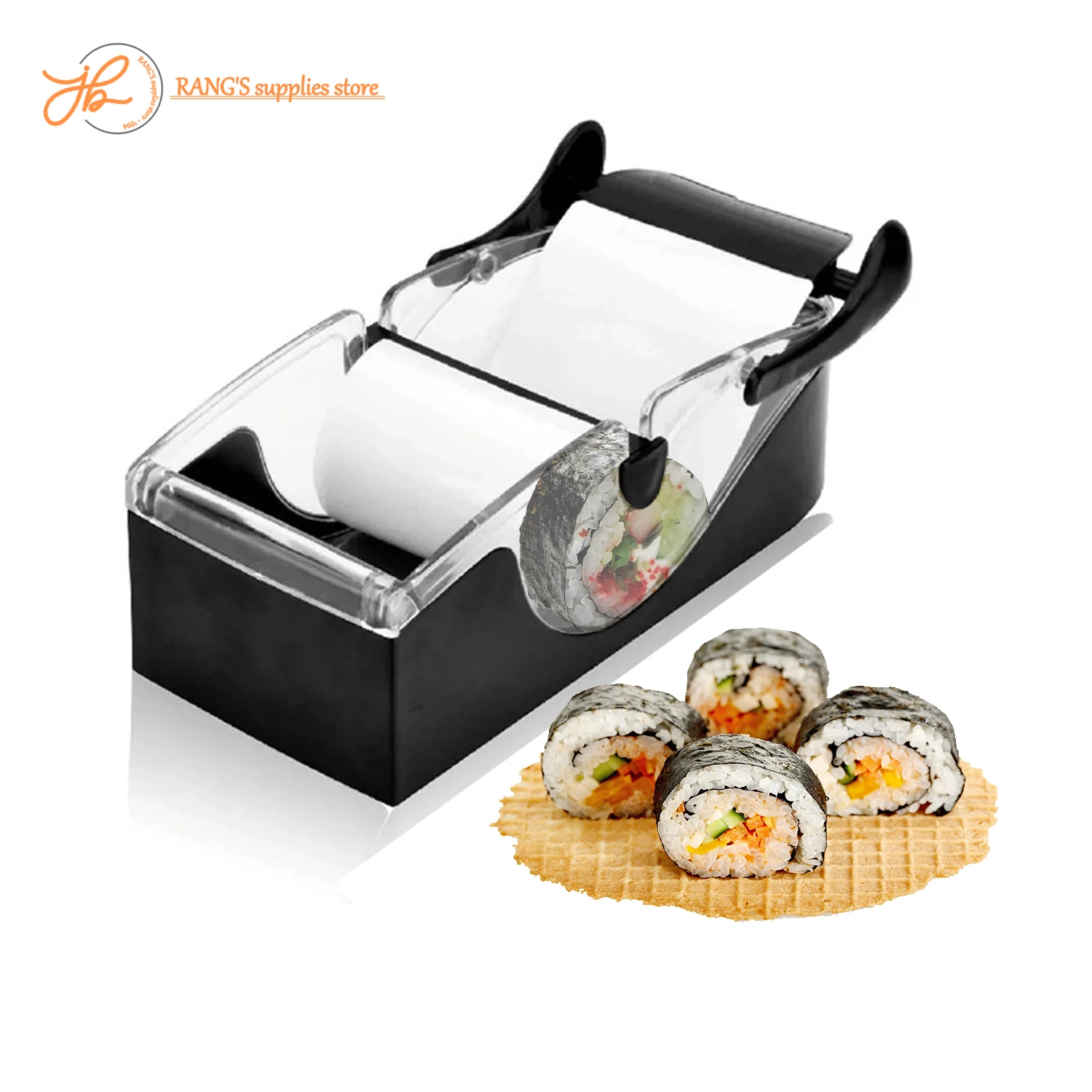 Sushi Maker Roller Roll Sushi Machine DIY Non Stick for Kids Home Lunch Bento Easily Used By Pros and Beginners
Sushi Maker Roller Roll Sushi Machine DIY Non Stick for Kids Home Lunch Bento Easily Used By Pros and Beginners