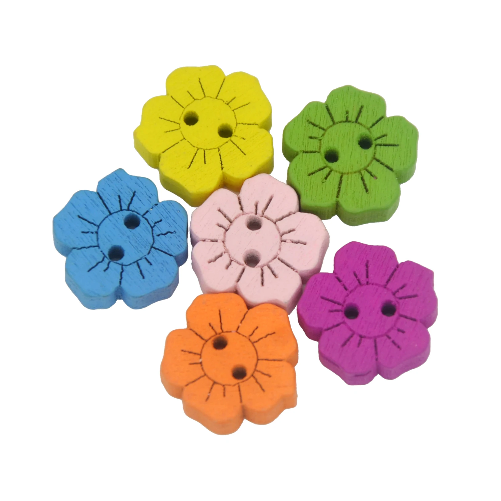 15pcs Colorful Sunflower Wooden Buttons 15mm 2 Hole Round Sewing Wood Eco-friendly Button DIY Decorations for Wedding decoration
15pcs Colorful Sunflower Wooden Buttons 15mm 2 Hole Round Sewing Wood Eco-friendly Button DIY Decorations for Wedding decoration