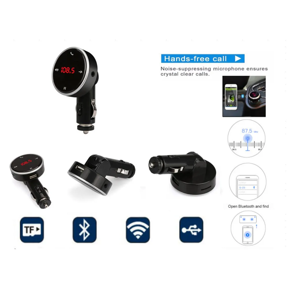 New Car Bluetooth MP3 Player 2022 1 Pc Bluetooth V5.0 Transmitter FM Music Player Fast Charge For Car Truck Van
New Car Bluetooth MP3 Player 2022 1 Pc Bluetooth V5.0 Transmitter FM Music Player Fast Charge For Car Truck Van