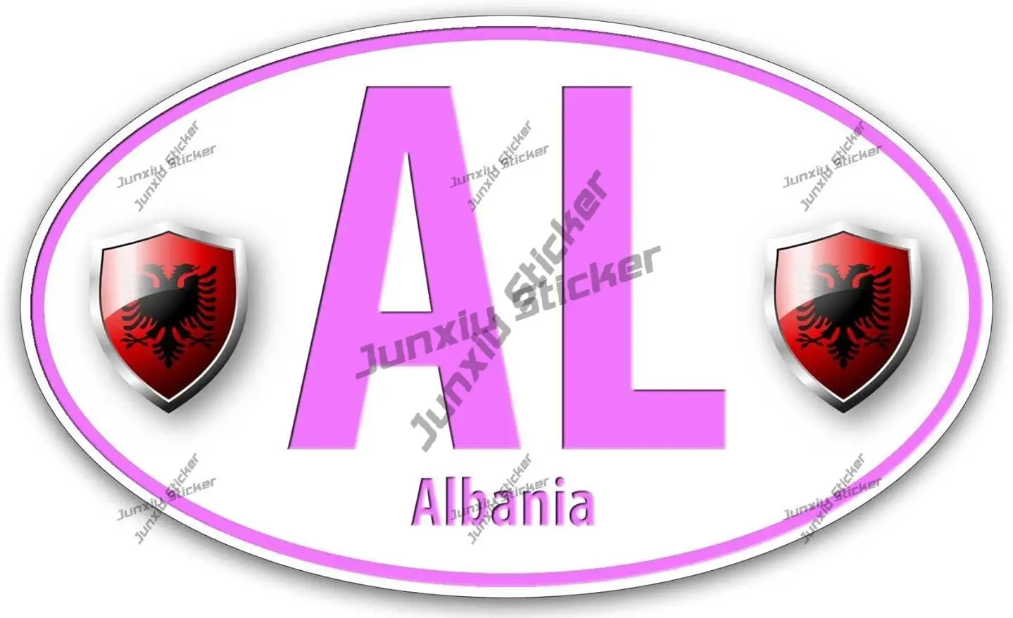 Albania Flag Sticker World Flags Albania Country Code Flag AL Pink Car Decal for Car SUV Laptop Wall Auto Motocross Car Stickers
Albania Flag Sticker World Flags Albania Country Code Flag AL Pink Car Decal for Car SUV Laptop Wall Auto Motocross Car Stickers