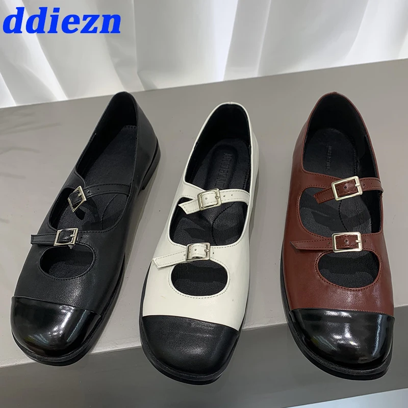 Fashion Mixed Colors Lolita Women Marry Janes Shoes 2023 Outdoor Female Buckle Shallow Round Toe Luxury Ladies Flats Shoes
Fashion Mixed Colors Lolita Women Marry Janes Shoes 2023 Outdoor Female Buckle Shallow Round Toe Luxury Ladies Flats Shoes