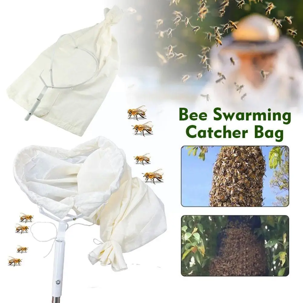 

Bee Swarming Catcher Bag Storage Case Beekeeper Tool Beekeeping Swarm Honeybee Bag Bee Beekeeping Cage Equipment A8J3
