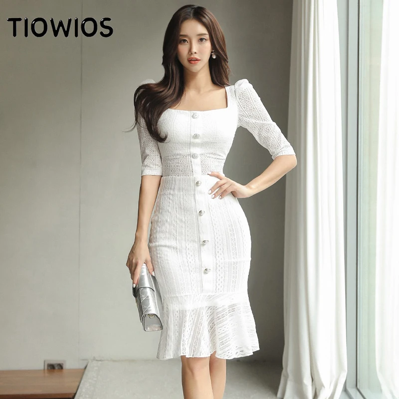 TIOWIOS 2022 Woman Girl New Two-piece Summer Dress Korean Temperament Slim Coat Bag Hip Fishtail Skirt Lace Suit
TIOWIOS 2022 Woman Girl New Two-piece Summer Dress Korean Temperament Slim Coat Bag Hip Fishtail Skirt Lace Suit