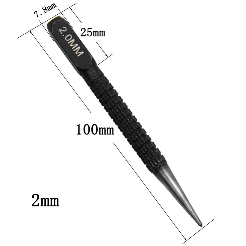 1pcs 1.5/2/3mm Alloy Steel Center Punch Metal Wood Marking Drilling Tools Center Punch Positioning Punch Hole Hand Tool
1pcs 1.5/2/3mm Alloy Steel Center Punch Metal Wood Marking Drilling Tools Center Punch Positioning Punch Hole Hand Tool