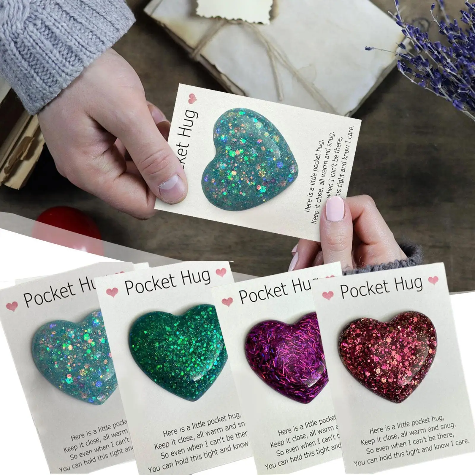 Little Heart Pocket Hug Token Greeting Card Keepsake For Colleague Family Friend Love Postcard Warm Greeting Cards
Little Heart Pocket Hug Token Greeting Card Keepsake For Colleague Family Friend Love Postcard Warm Greeting Cards