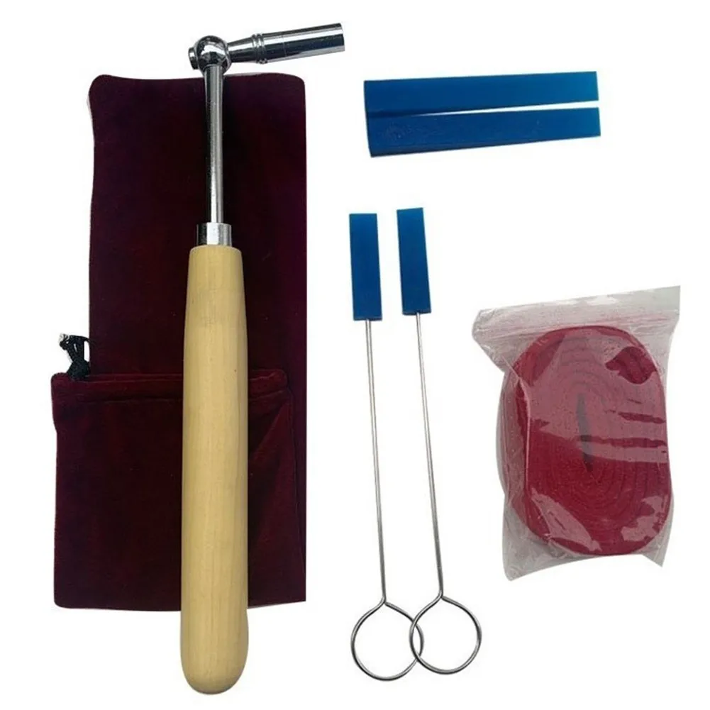 Indispensable Kit Set Professional Long Mute Size: 9x1.2x1cm/3.5x0.47x0.39inch Tuning Hammer Tuning Hammer Size: 31cm/12.2inch
Indispensable Kit Set Professional Long Mute Size: 9x1.2x1cm/3.5x0.47x0.39inch Tuning Hammer Tuning Hammer Size: 31cm/12.2inch