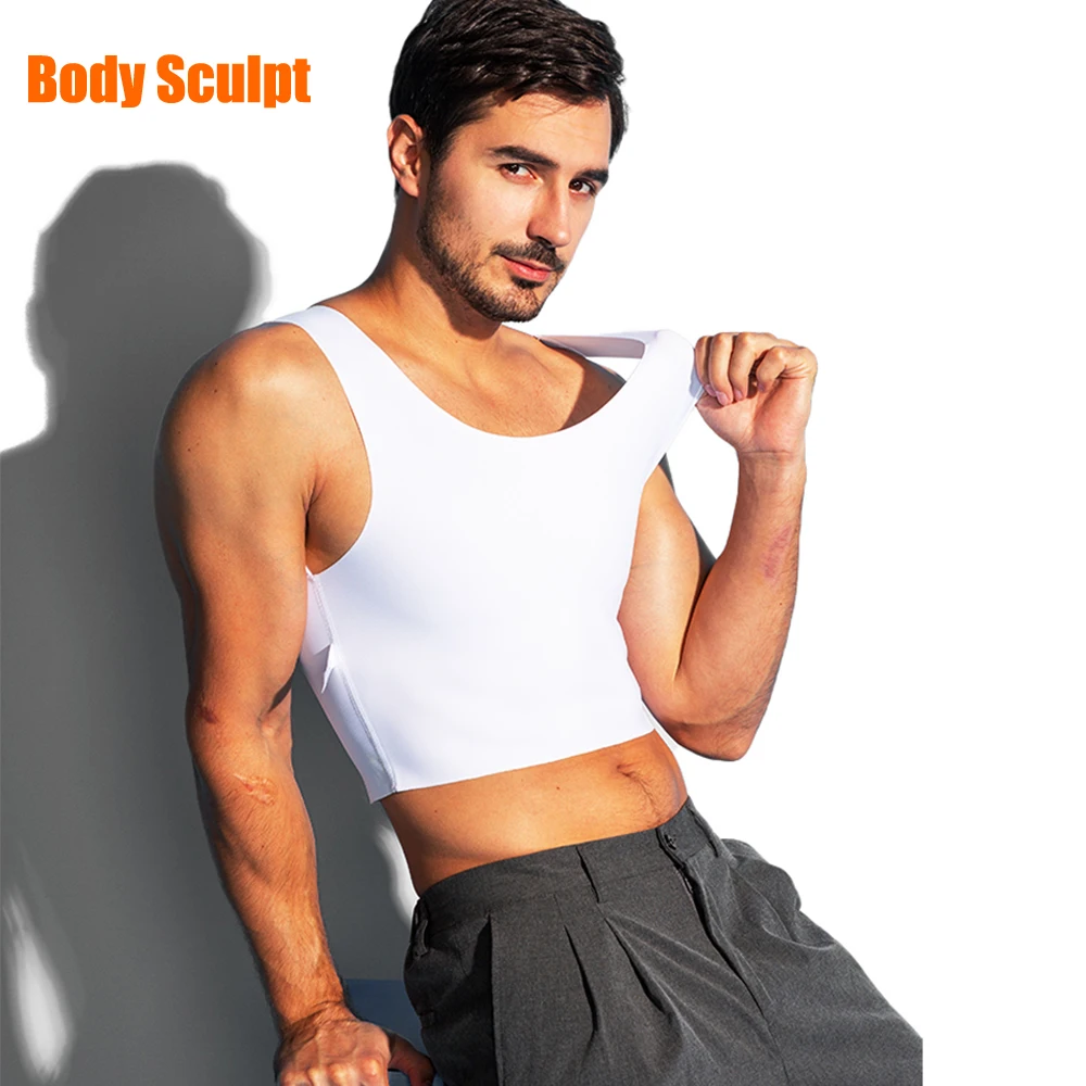 Men's Seamless Shapewear Chest Vest Students Shrink Chest flat Chest Boys Big Chest Small Tight
Men's Seamless Shapewear Chest Vest Students Shrink Chest flat Chest Boys Big Chest Small Tight