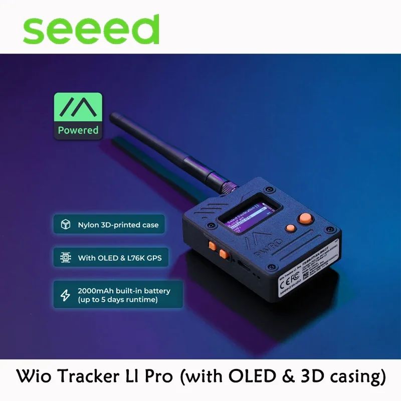 Серия Wio Tracker L1, масштабируемый месталастичный узел LoRa (862–930 МГц), Wio Tracker L1/E-ink/Pro/Lite, NBF52840 L76K GPS Wireless
Серия Wio Tracker L1, масштабируемый месталастичный узел LoRa (862–930 МГц), Wio Tracker L1/E-ink/Pro/Lite, NBF52840 L76K GPS Wireless