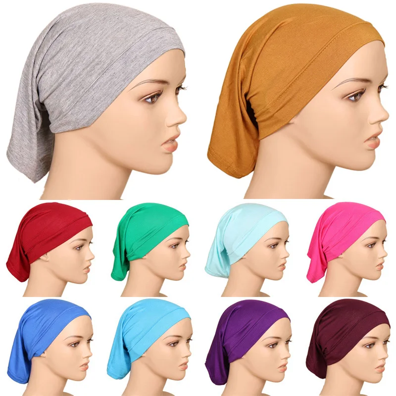 Solid Color Modal Turban Capsn Muslim High Elastic Mercerized Cotton Hijab Hats Women's Arabic Scarf Cap Underscarf
Solid Color Modal Turban Capsn Muslim High Elastic Mercerized Cotton Hijab Hats Women's Arabic Scarf Cap Underscarf