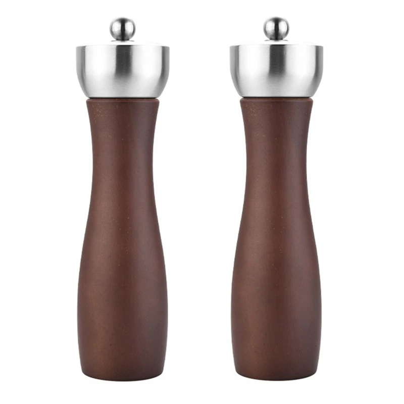 Salt And Pepper Grinder Set - Wooden Salt And Pepper Mill Shaker Easy Adjustable Refillable Salt And Pepper Grinders
Salt And Pepper Grinder Set - Wooden Salt And Pepper Mill Shaker Easy Adjustable Refillable Salt And Pepper Grinders