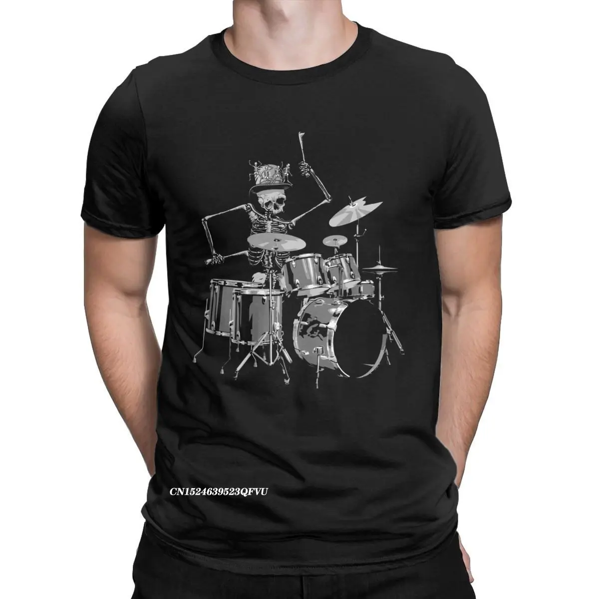 Skeleton Drum Hat Music Band T-Shirts For Men Vintage T Shirts Harajuku Graphic Oversized T Shirt Camisas Alternative Clothing 
Skeleton Drum Hat Music Band T-Shirts For Men Vintage T Shirts Harajuku Graphic Oversized T Shirt Camisas Alternative Clothing