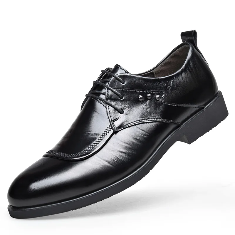 Leather Shoes Men's 2022 Spring Autumn New British Style Business Dress Derby Shoes Soft Soles Office Shoes for Men
Leather Shoes Men's 2022 Spring Autumn New British Style Business Dress Derby Shoes Soft Soles Office Shoes for Men