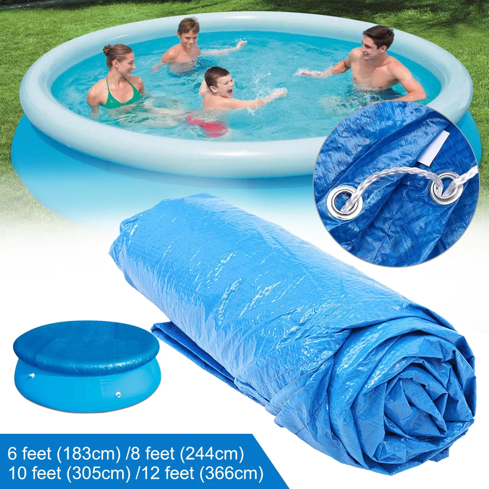 Round Pool Cover 6/8/10/12ft. Solar Cover for Above Ground Swimming Pools Dustproof Cover for Framed Pools Inflatable Pools
Round Pool Cover 6/8/10/12ft. Solar Cover for Above Ground Swimming Pools Dustproof Cover for Framed Pools Inflatable Pools