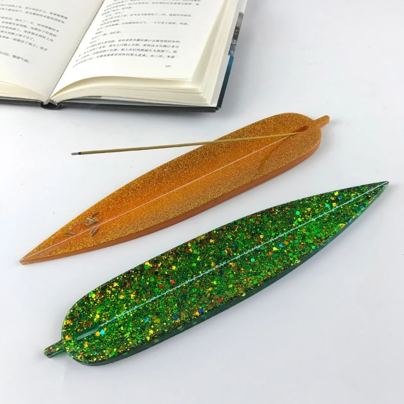 DIY Leaf Incense Stick Holder Crystal Epoxy Resin Mold Leaves Cement Aromatherapy Insert Tray Ashes Catcher Silicone Mould
DIY Leaf Incense Stick Holder Crystal Epoxy Resin Mold Leaves Cement Aromatherapy Insert Tray Ashes Catcher Silicone Mould