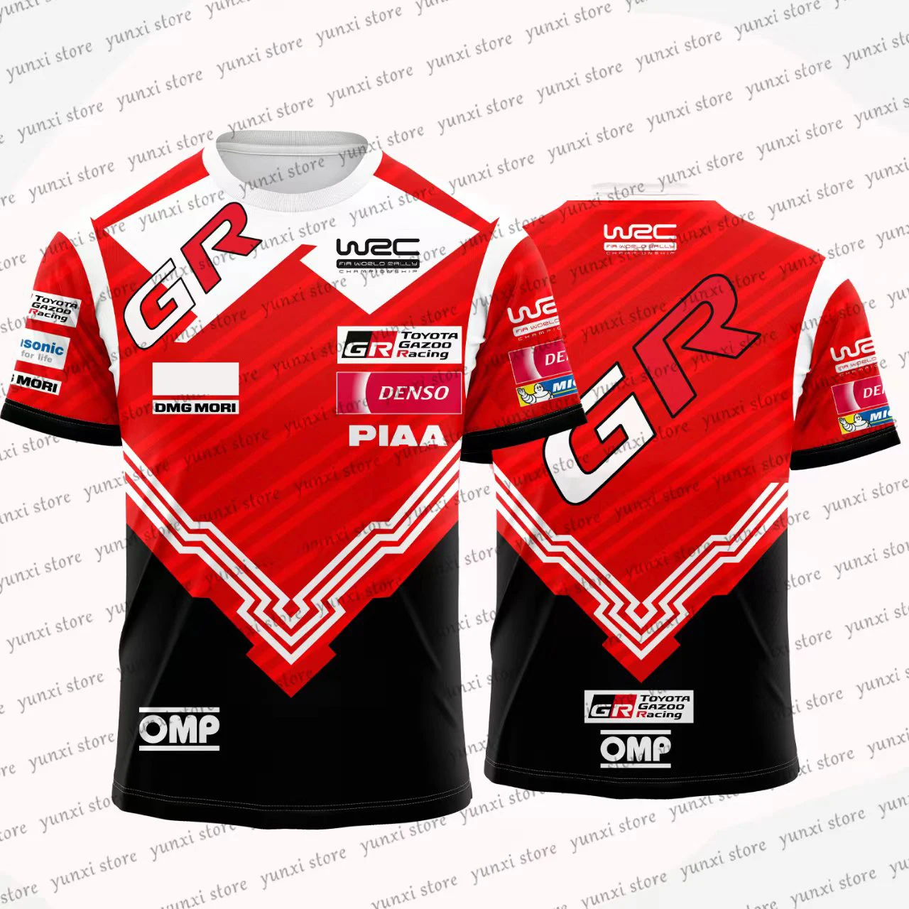 2023 New X Sports WRC Rally Racing GR Logo Fan enthusiast track men's summer breathable T-shirt
2023 New X Sports WRC Rally Racing GR Logo Fan enthusiast track men's summer breathable T-shirt