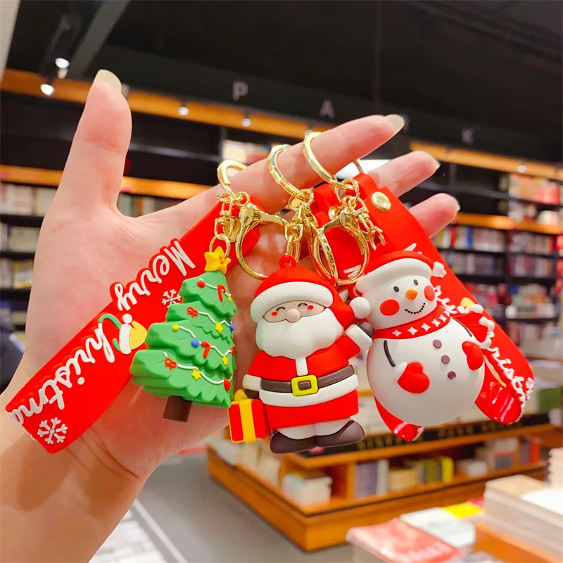 Christmas Series Santa Claus Christmas Tree Key Chains For Backpacks Pendant Cute Elk Doll Key Ring For Kids Friends Gift
Christmas Series Santa Claus Christmas Tree Key Chains For Backpacks Pendant Cute Elk Doll Key Ring For Kids Friends Gift
