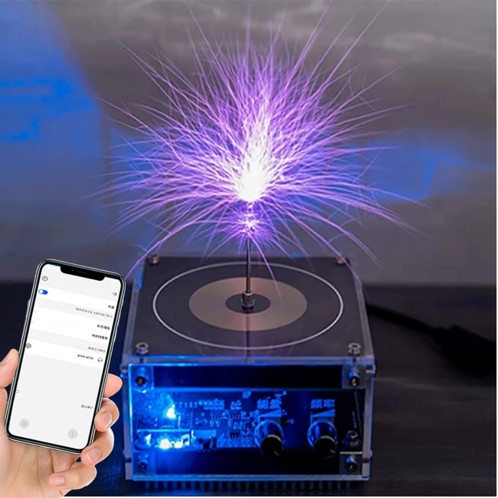Tesla Coil Arc AC110-240V Plasma Speaker Diy Kits Wireless Lighting Insulator Withstand Voltage for Experiment Science Education
Tesla Coil Arc AC110-240V Plasma Speaker Diy Kits Wireless Lighting Insulator Withstand Voltage for Experiment Science Education