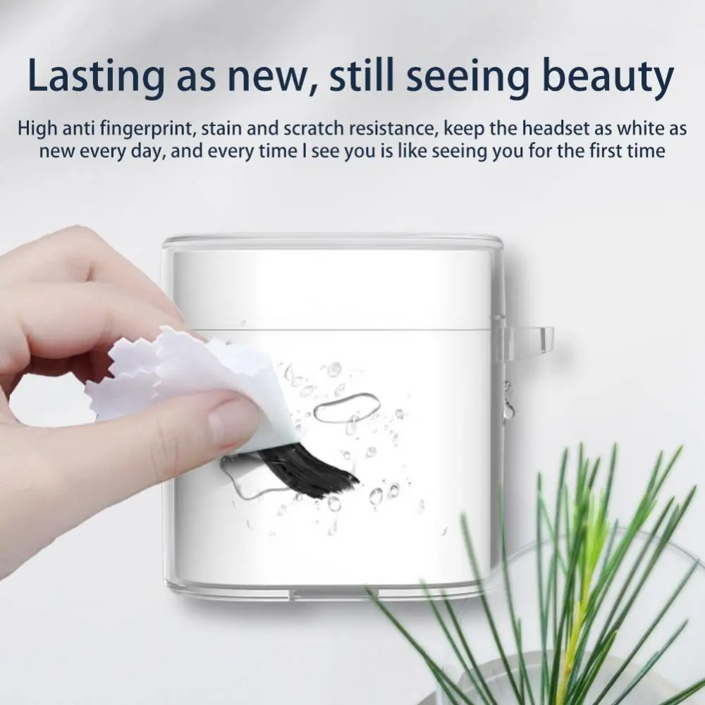Fingerprint-proof Transparent Headphone Protective Cover Tpu Protective Sleeve Soft Rubber Earphones Shell For Haylou T33
Fingerprint-proof Transparent Headphone Protective Cover Tpu Protective Sleeve Soft Rubber Earphones Shell For Haylou T33
