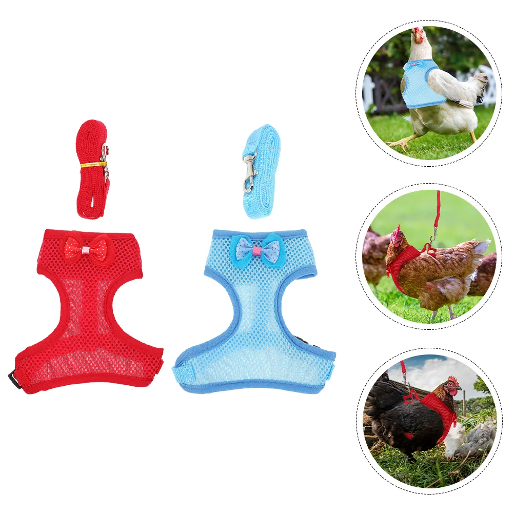 2 Sets Chicken Vest Leash Walking Traction Ropes Leashes Pet Pulling Harness Hen Rooster Adjustable
2 Sets Chicken Vest Leash Walking Traction Ropes Leashes Pet Pulling Harness Hen Rooster Adjustable