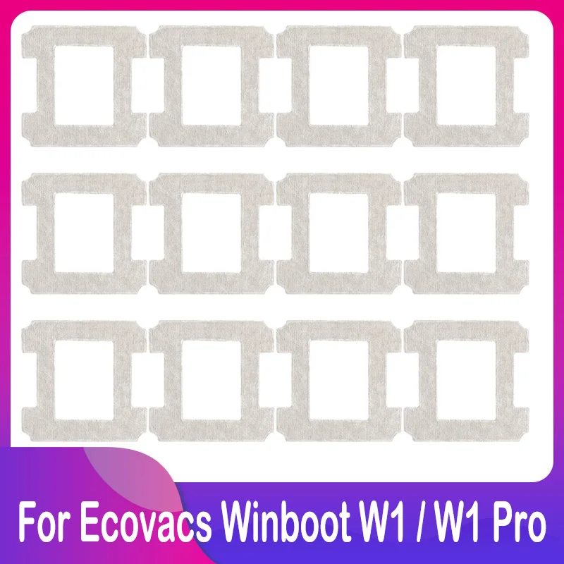 

For Ecovacs Winboot W1 Pro Window Vacuum Cleaner Spare Parts Mop Cloths Rag Replacement Accessories High Efficiency Best Quality