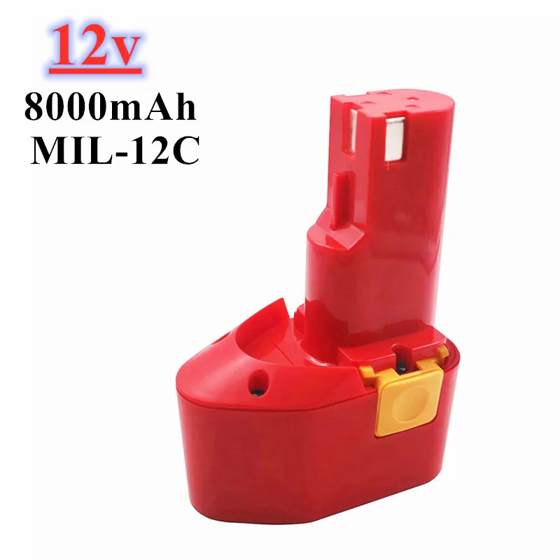 MIL-12C 12V 8000mAh Für Milwaukee Elektrowerkzeug Batterie 48-11-0200 48-11-0251 0401-1 0401-4 0407-22 0407-6 0415-20 12V NI-CD
MIL-12C 12V 8000mAh Für Milwaukee Elektrowerkzeug Batterie 48-11-0200 48-11-0251 0401-1 0401-4 0407-22 0407-6 0415-20 12V NI-CD