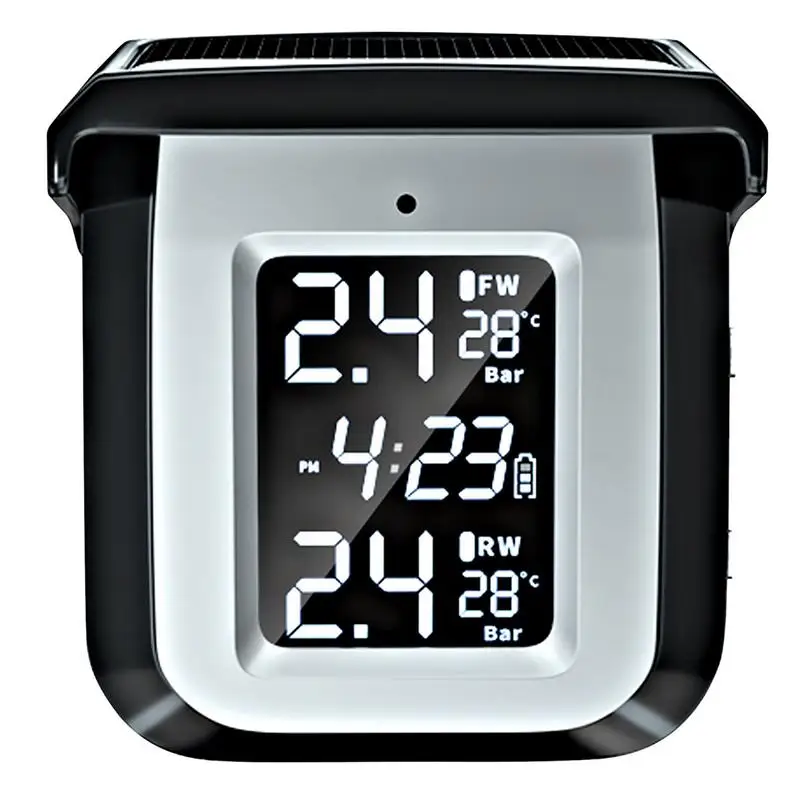 Motorcycle Tire Pressure Sensor Motorcycles Wireless TPMS With Display Real-Time Monitoring System For 2-Wheeled Motor Vehicles
Motorcycle Tire Pressure Sensor Motorcycles Wireless TPMS With Display Real-Time Monitoring System For 2-Wheeled Motor Vehicles