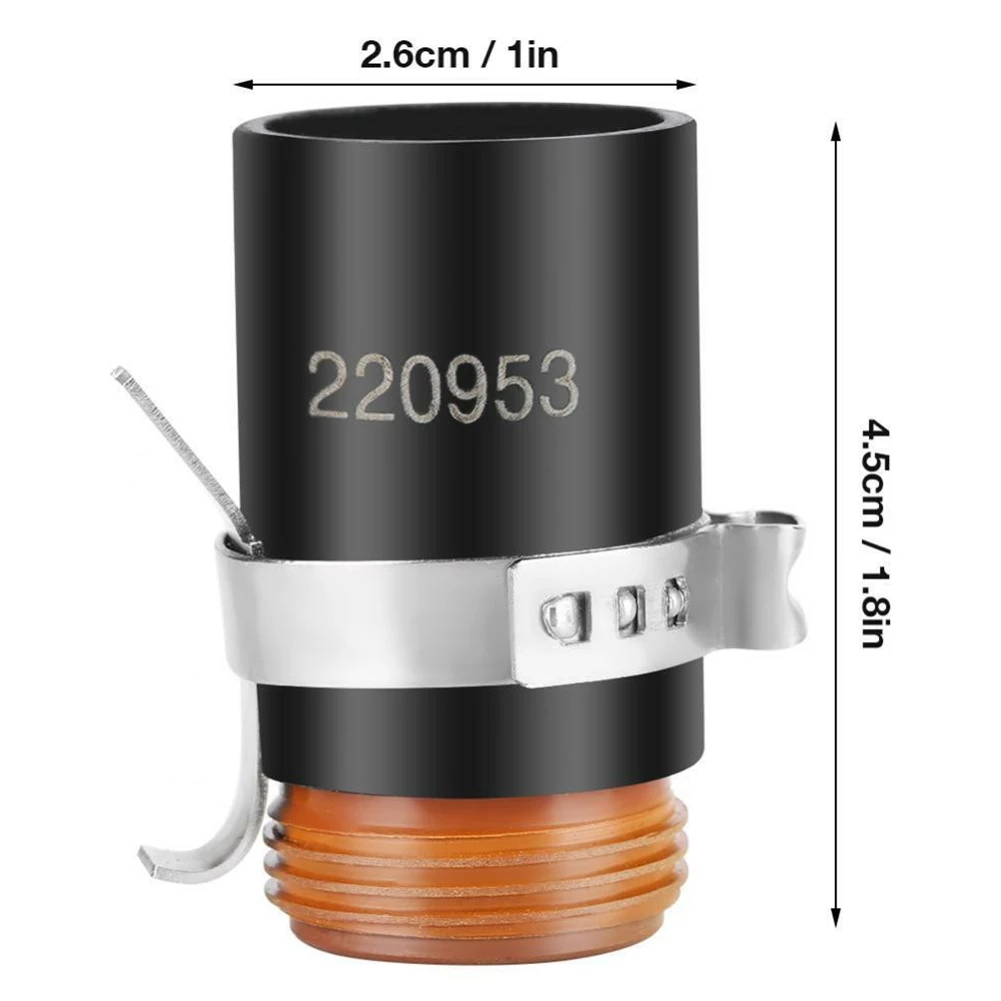 Metalworking Fixing Cap Plasma Cutters 220953 65A/85A/105A For MAX105 Plasma Cutter Plasma Torch Retaining Cap
Metalworking Fixing Cap Plasma Cutters 220953 65A/85A/105A For MAX105 Plasma Cutter Plasma Torch Retaining Cap
