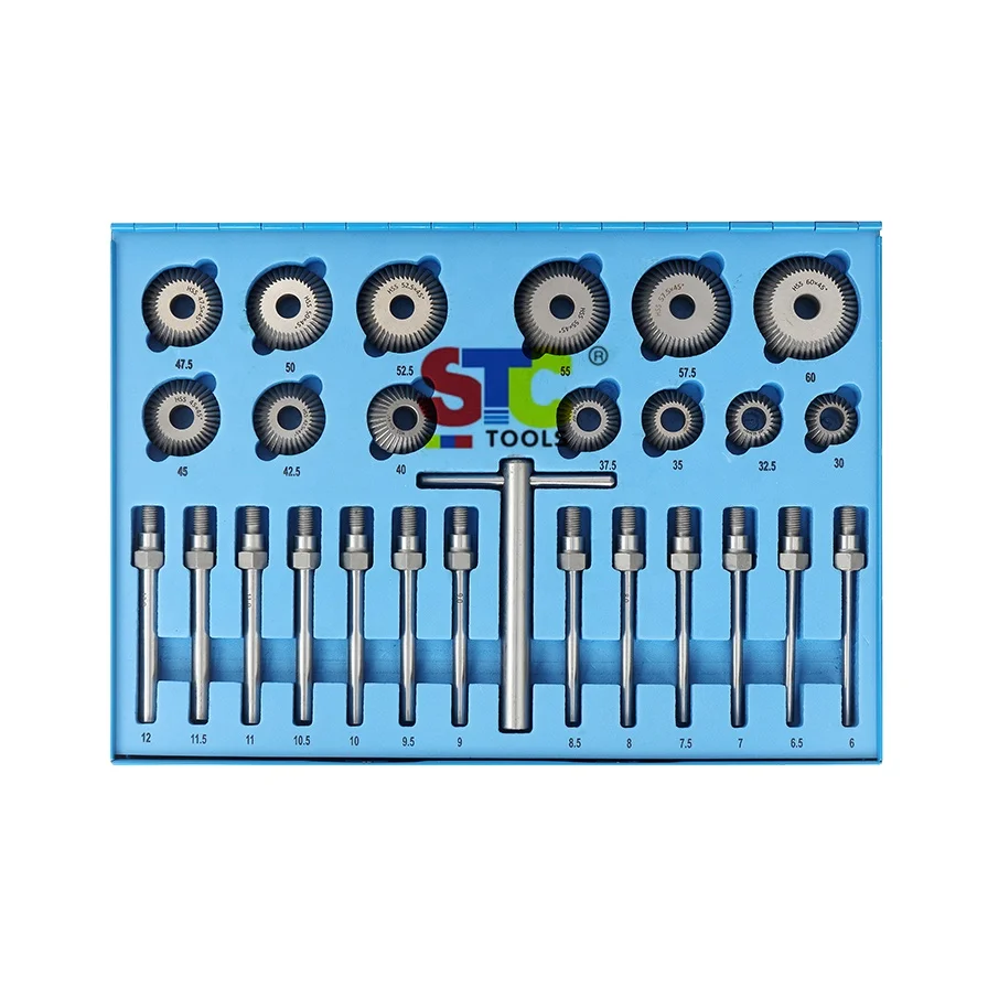 Motorcycle Repair Cutter Valve Tool Set Cars & Bikes Modified Reaming Tools 13pc HSS Valve Seat Reamer
Motorcycle Repair Cutter Valve Tool Set Cars & Bikes Modified Reaming Tools 13pc HSS Valve Seat Reamer