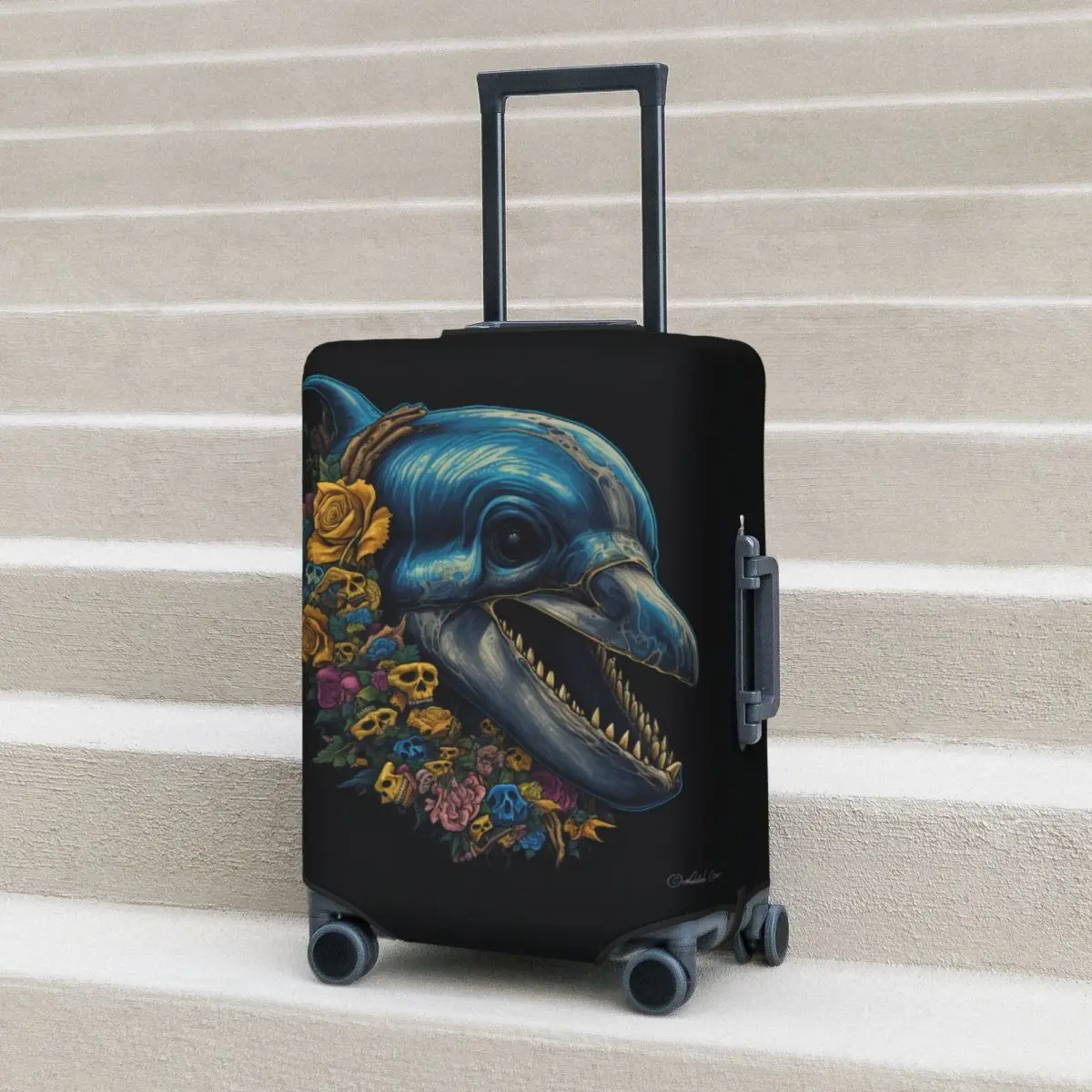 Dolphin Suitcase Cover Zombie Portraits Comic Illustration Travel Holiday Fun Luggage Case Protection
Dolphin Suitcase Cover Zombie Portraits Comic Illustration Travel Holiday Fun Luggage Case Protection