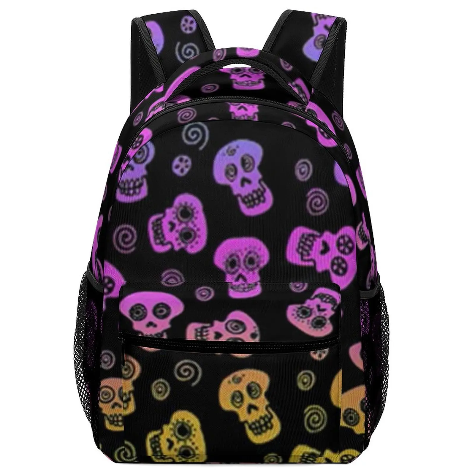 Милый дорожный рюкзак с принтом в виде черепа Омбре, дизайнерские школьные ранцы для мальчиков и девочек, уличная одежда 
Милый дорожный рюкзак с принтом в виде черепа Омбре, дизайнерские школьные ранцы для мальчиков и девочек, уличная одежда