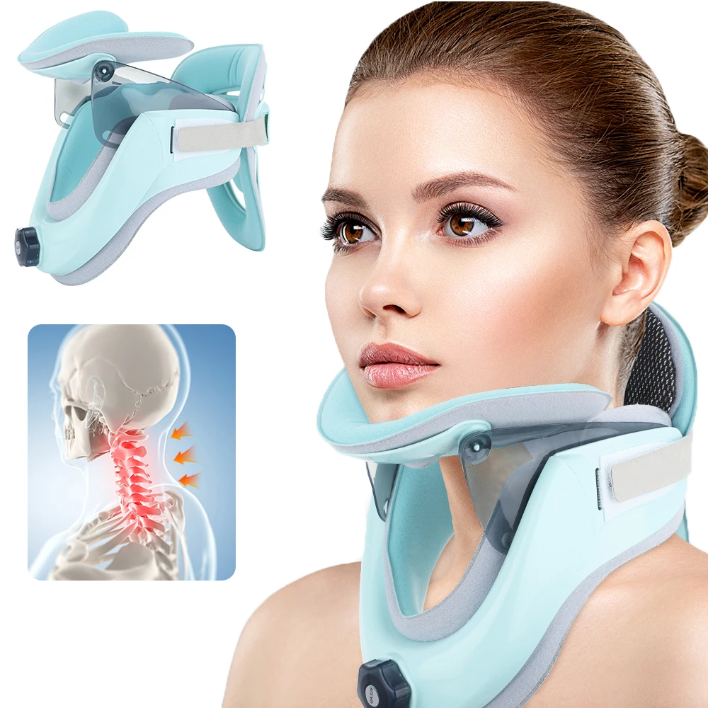 

Neck Protector Medical Cervical Traction Fixation Device Spine Stretcher Vertebra Brace Orthosis Posture Corrector Inflatable