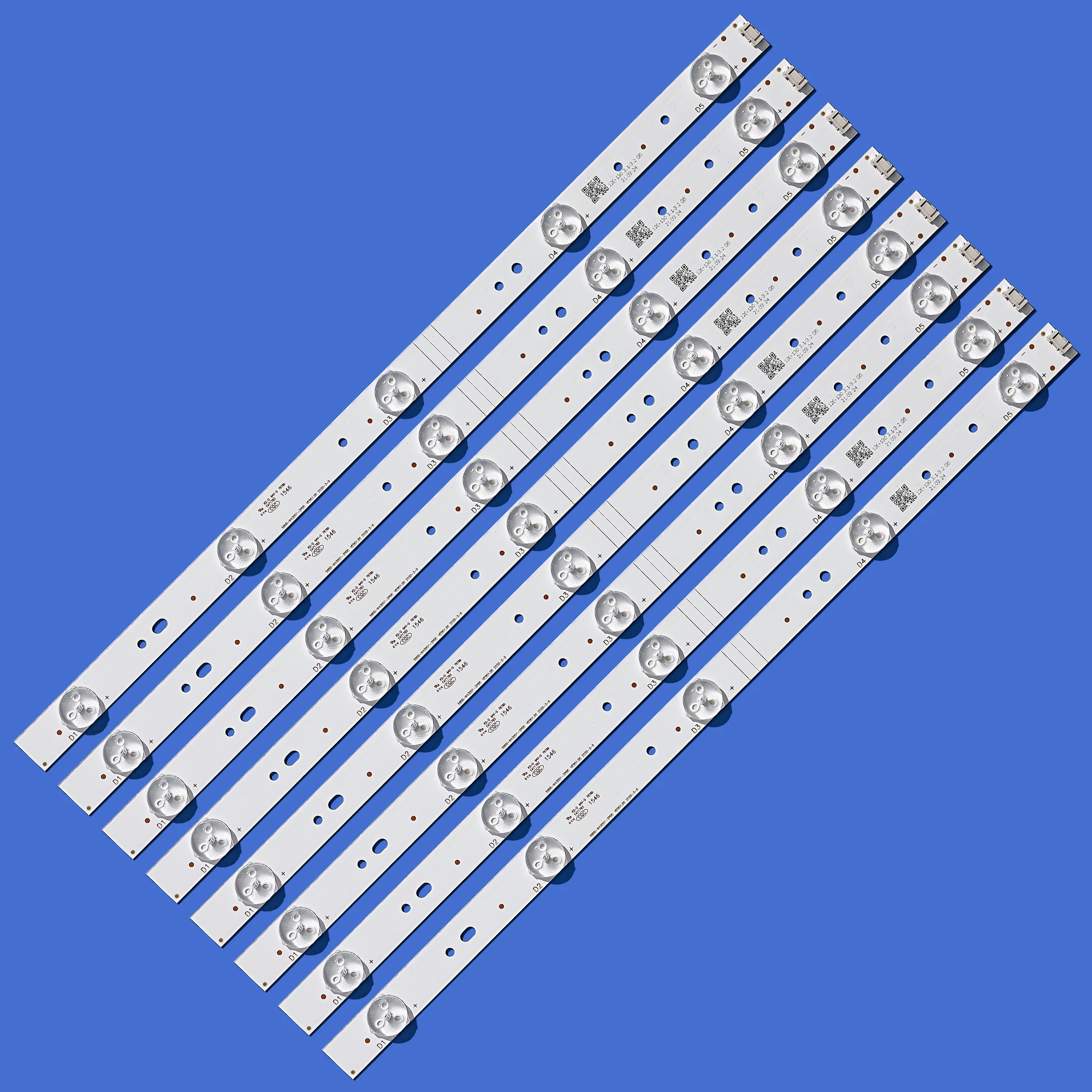 

TV Lamp LED Backlight Strips For Telefunken TF-LED43S27T2 Bar Line Kit Band Array 5800-W43001-3P00 5800-W43001-5P00 VER02.00