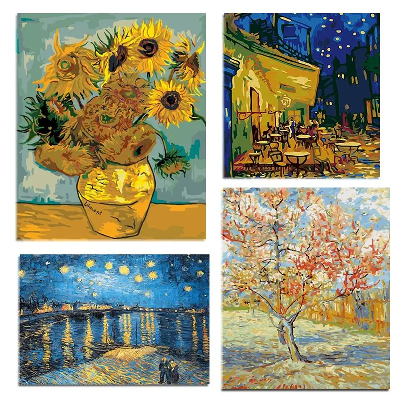 GATYZTORY Van gogh Abstract Pictures By Numbers Kits For Adults Wall Art Oil Paints Framed Diy Gift Living Room Decoration
GATYZTORY Van gogh Abstract Pictures By Numbers Kits For Adults Wall Art Oil Paints Framed Diy Gift Living Room Decoration